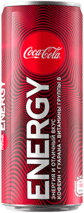 Coca-Cola Energy, in can, 250 мл