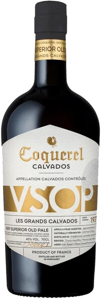 Кальвадос "Coquerel" VSOP, 0.7 л — купить кальвадос "Кокрель" ВСОП, 700 мл — цена 4890 руб в Winestyle