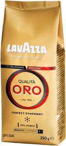Lavazza, Qualita Oro Perfect Symphony, Coffee Beans, 250 g