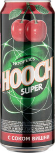 Hoopers Hooch Super Cherry, in can, 0.45 L