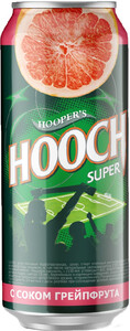 Hoopers Hooch Super Grapefruit, in can, 0.45 л