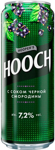 Hoopers Hooch Super Black Currant, in can, 0.45 л