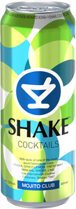 Shake Mojito Club, in can, 0.45 L