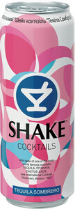 Shake Tequila Sombrero Heat, in can, 0.45 L