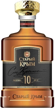 На фото изображение Старый Крым 10-летний, объемом 0.5 литра (Stariy Krim 10 Years Old 0.5 L)