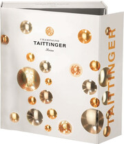 Taittinger, gift box for 1 bottle and 2 glasses