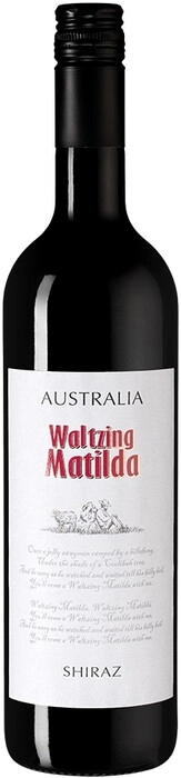 На фото изображение Waltzing Matilda Shiraz, 2020, 0.75 L (Волтсин Матильда Шираз, 2020 объемом 0.75 литра)