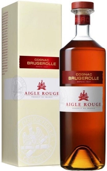 Cognac Brugerolle, Aigle Rouge, gift box, 700 ml Brugerolle, Aigle