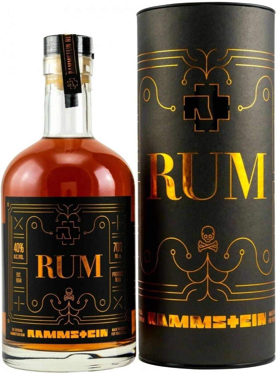 Rum Rammstein 12 Years Old, in tube, 700 ml Rammstein 12 Years Old