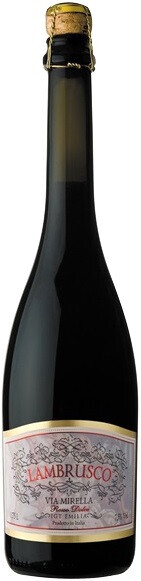 Lambrusco rosso emilia igt dolce. Ламбруско ВИА Мирелла. Lambrusco Rosso Emilia IGT красное сладкое.