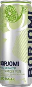 Borjomi Lime-Coriander, in can, 0.33 L