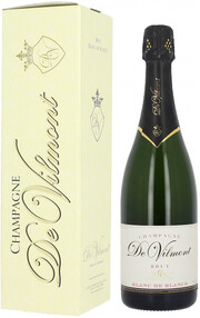 De Vilmont Brut Blanc de Blancs, Champagne AOC, gift box