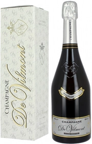 De Vilmont Brut Cuvee Prestige, Champagne AOC, gift box