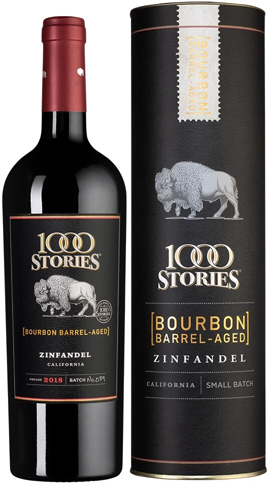 Wine 1000 Stories Zinfandel, 2018, gift box, 750 ml 1000 Stories