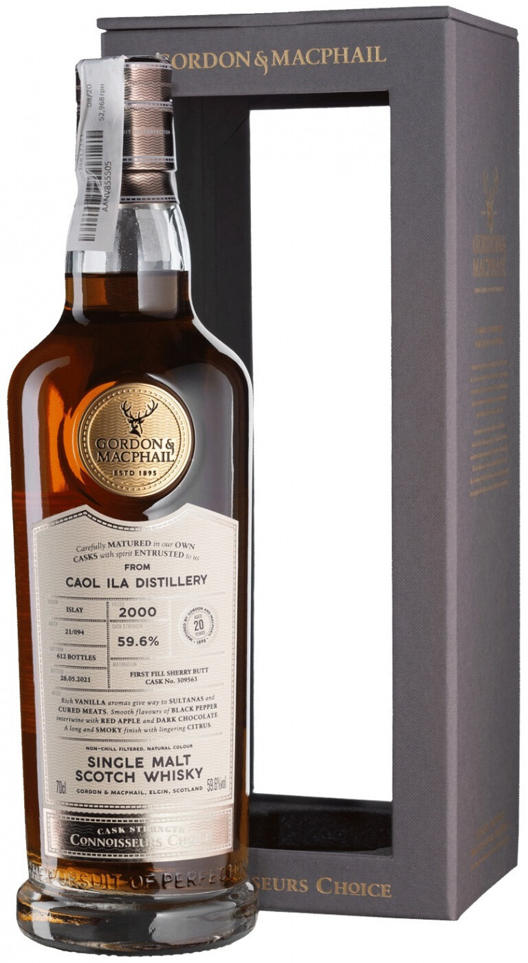 Caol Ila Connoisseurs Choice Cask Strength (59,6%), 2000, gift box 