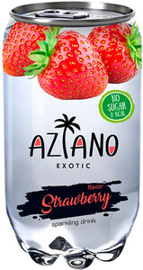 Aziano, Strawberry Sparkling Drink, 350 мл