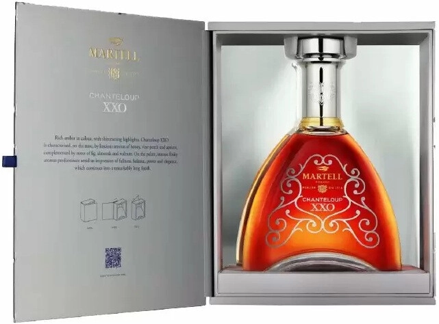 MARTELLとCHATEAU HORTEVIE2002 ブランデーワイン Коньяк «Martell» Chanteloup XXO, в подарочной коробке, 0.7 л