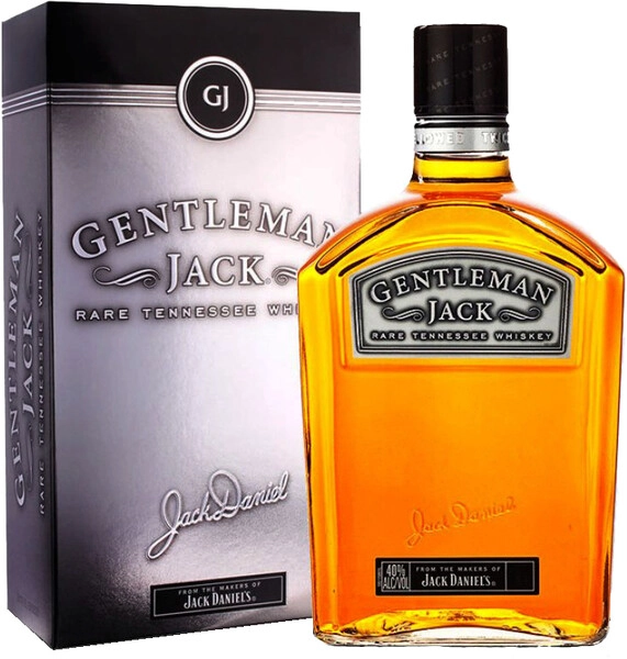 Виски «Gentleman Jack» Rare Tennessee Whisky, в подарочной коробке