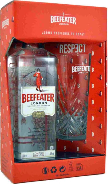 Beefeater 置物•容器 Джин Beefeater, в подарочной коробке with glass, 0.7 л — купить