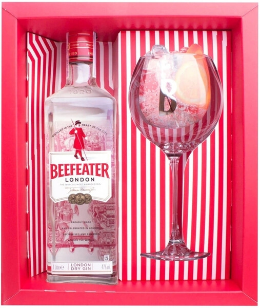Beefeater 置物•容器 Джин Beefeater, в подарочной коробке with glass, 0.7 л — купить