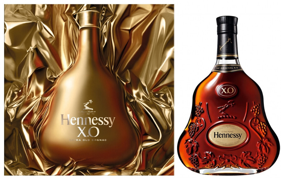 Cognac Hennessy X.O., with gift box, 700 ml Hennessy X.O., with