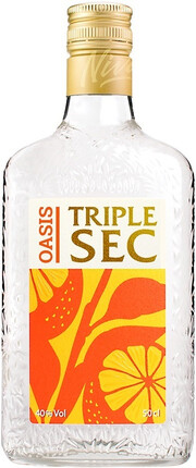 На фото изображение Oasis Triple Sec, 0.5 L (Оазис Трипл Сек объемом 0.5 литра)
