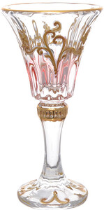 Star Crystal, Wellington Evpas Vodka Glass, Pink, set of 6 pcs, 60 мл