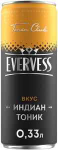 Газированная вода Evervess Tonic, in can, 0.33 л