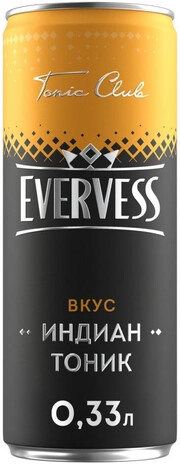 На фото изображение Evervess Tonic, in can, 0.33 L (Эвервесс Тоник, в жестяной банке объемом 0.33 литра)
