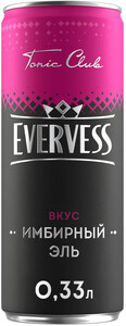 Газированная вода Evervess Ginger Ale, in can, 0.33 л