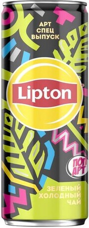 In the photo image Lipton Ice Tea Green, in can, 0.25 L