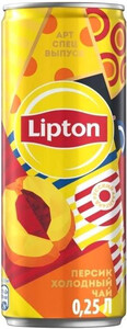 Lipton Ice Tea Peach, in can, 250 ml