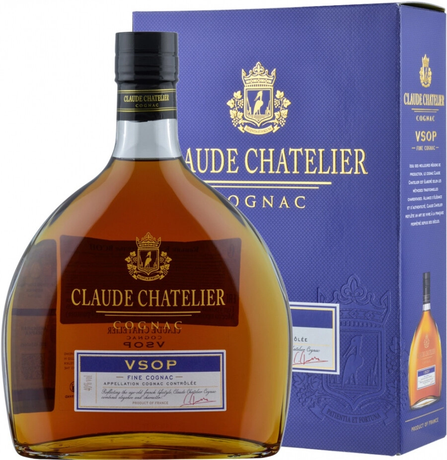 Cognac Claude Chatelier VSOP, gift box, 500 ml Claude Chatelier VSOP, gift  box – price, reviews