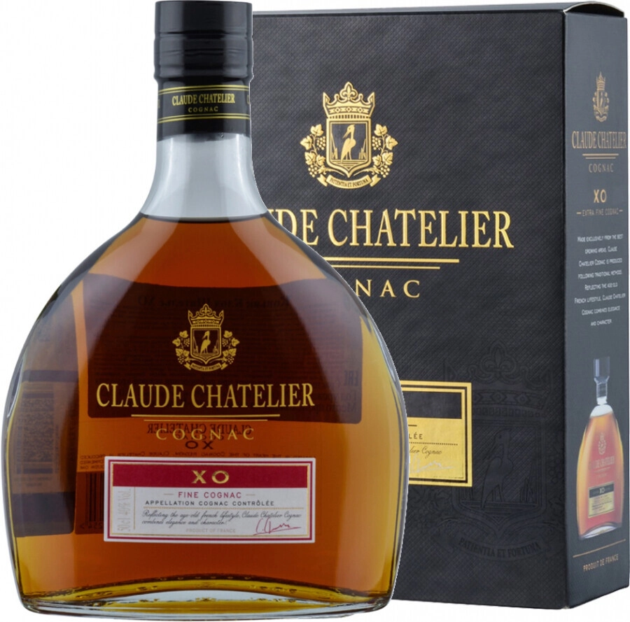 Cognac Claude Chatelier box XO, – XO, box, 500 gift reviews Chatelier ml Claude price, gift