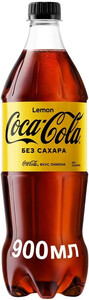 Coca-Cola Lemon Zero, PET, 0.9 L