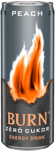 Burn Peach Zero, Energy Drink, in can, 0.449 L