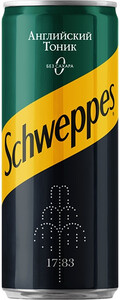 Schweppes English Tonic, in can, 0.33 L