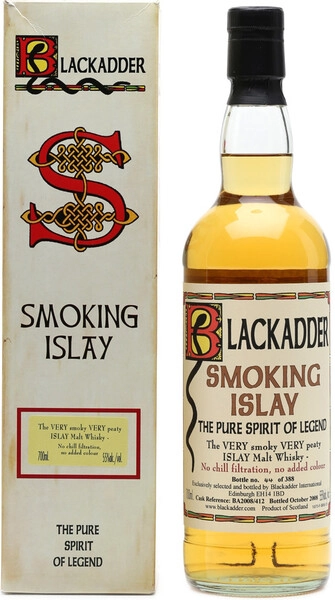 Виски Blackadder, «Smoking Islay» (58,9%), в подарочной коробке