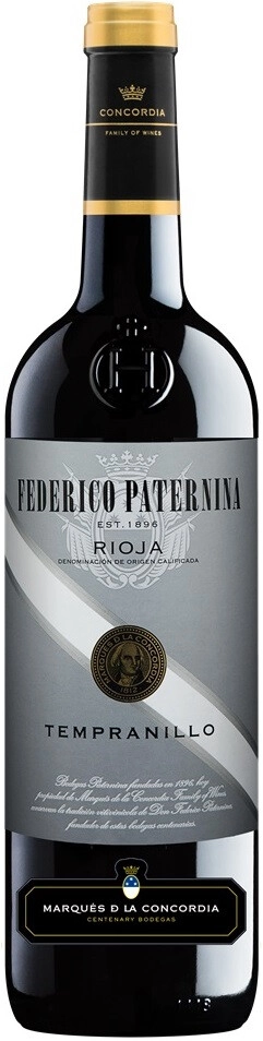 Wine Federico Paternina Tempranillo, – reviews price, DOCa, Rioja Federico 2018 ml DOCa, Tempranillo, 2018, 750 Paternina Rioja