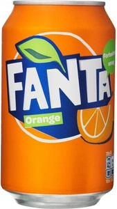 Fanta Orange (Germany), in can, 0.33 L