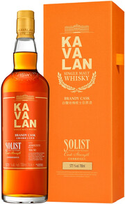 Kavalan, Solist Brandy Single Cask (57,1%), gift box, 0.7 л