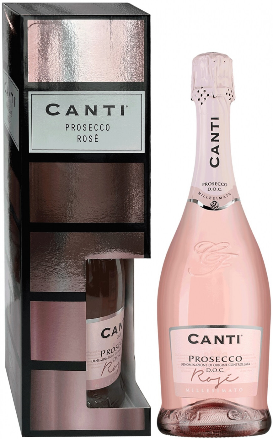 Sparkling wine Canti, Millesimato Prosecco DOC Rose, 2020, gift box, 750 ml  Canti, Millesimato Prosecco DOC Rose, 2020, gift box – price, reviews