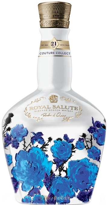 未開栓】CHIVAS ROYAL SALUTE 21年 40% 700ml ブルー 青陶器 シーバス