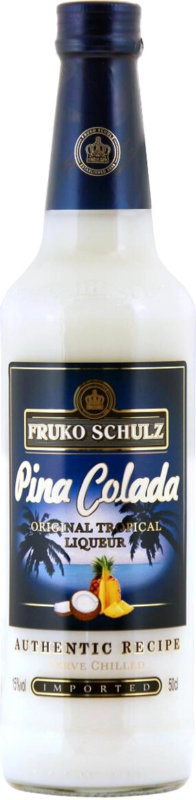 Ликер пина колада отзывы. Ликер Fruko Schulz Pina Colada. Ликер Фруко Шульц пина Колада 0.7л 15. Ликер пина Колада Чехия. Фруко Шульц ликер пина пина Колада.