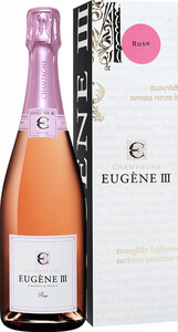 Eugene III Rose Brut, Champagne AOC, gift box