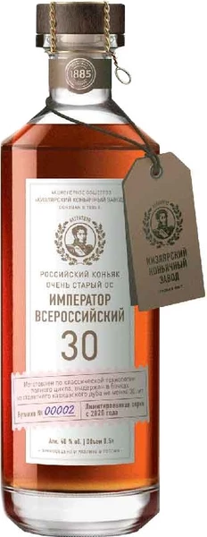 Коньяк Kizlyar cognac distillery, «Imperator Vserossijskij » 30