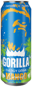 Gorilla Energy Drink Mango-Coconut, in can, 0.45 L