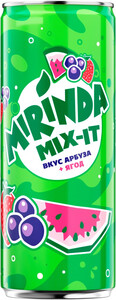 Mirinda Mix-it Watermelon-Berries, in can, 0.33 L