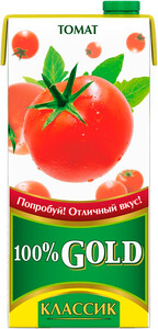 100% Gold Classic Tomato, tetra pak, 0.95 L