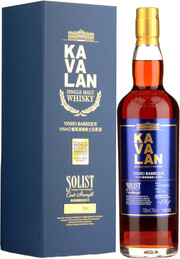 Kavalan, Solist Vinho Barrique (56,3%), gift box, 0.7 L